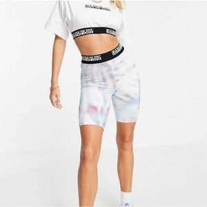 Napapijri Beatnik tie dye shorts (ASOS)